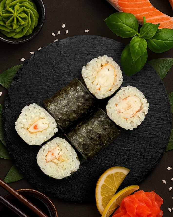 Ролл «Хосомаки с креветкой»