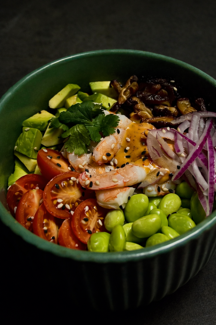 Поке Боул с креветкой