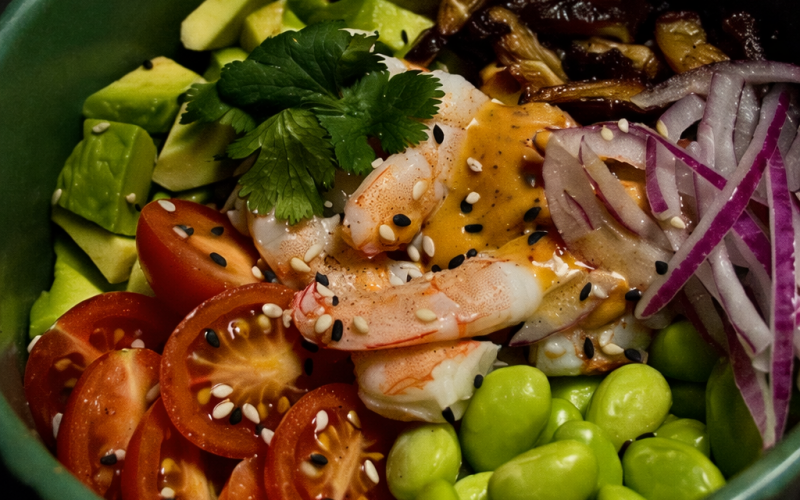 Поке Боул с креветкой