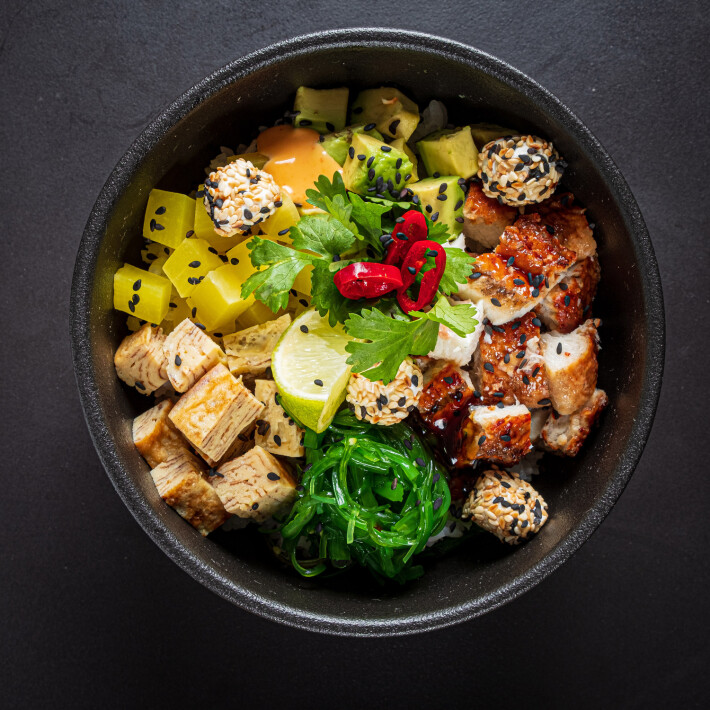 Поке с угрём