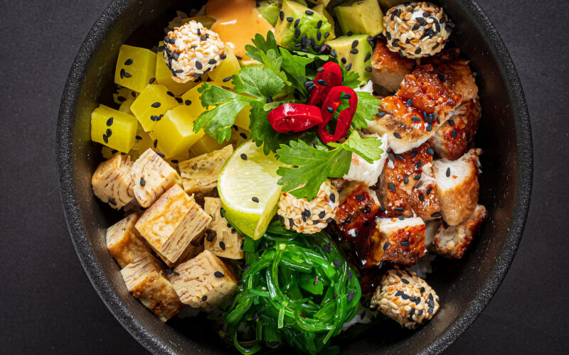 Поке с угрём