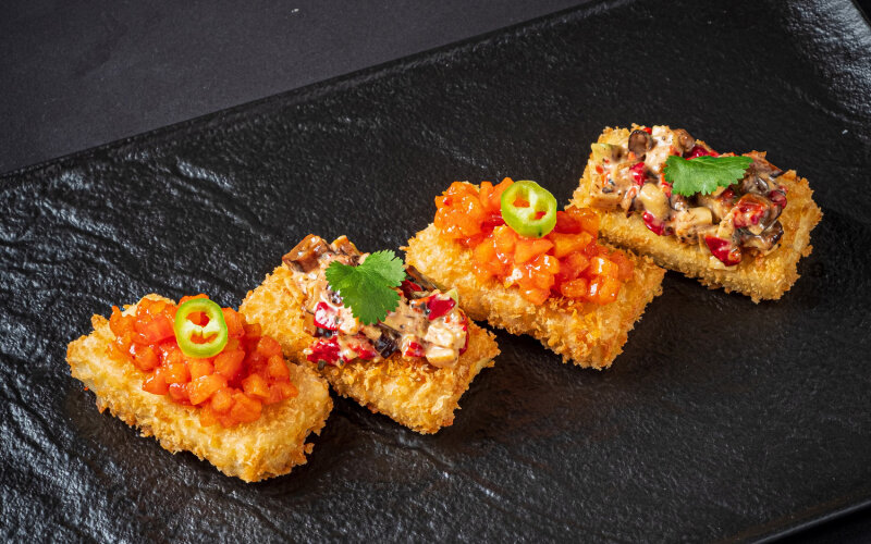 Жареное тофу