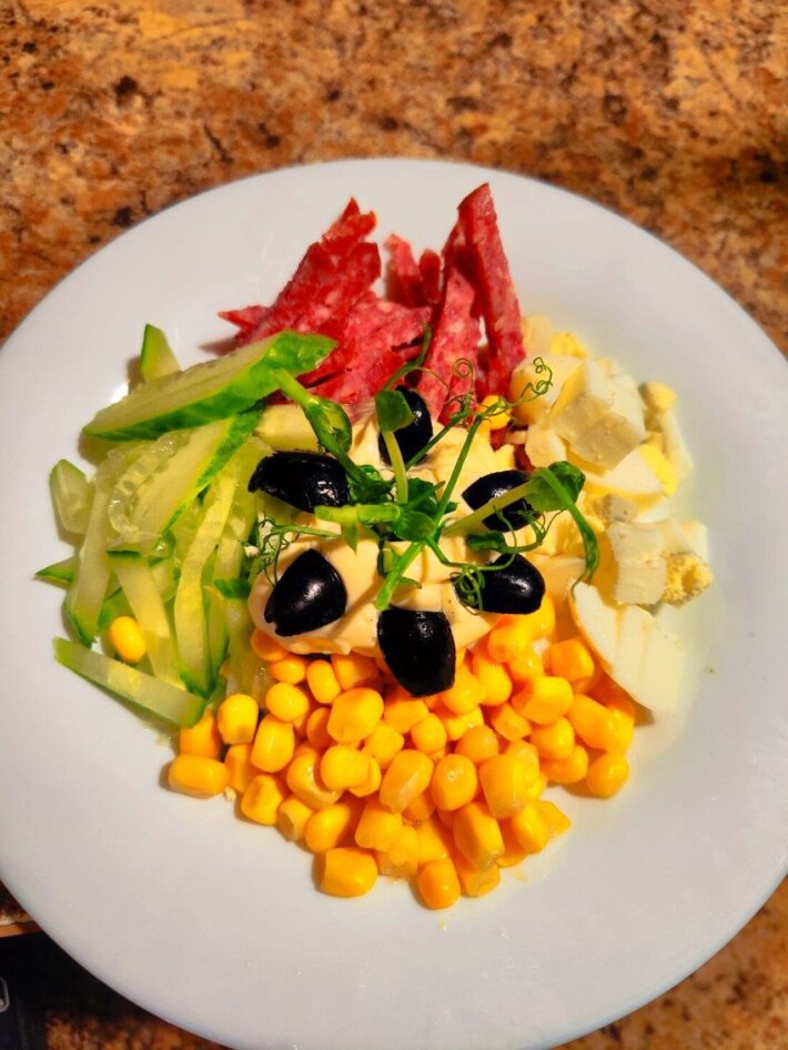 Салат Соломка