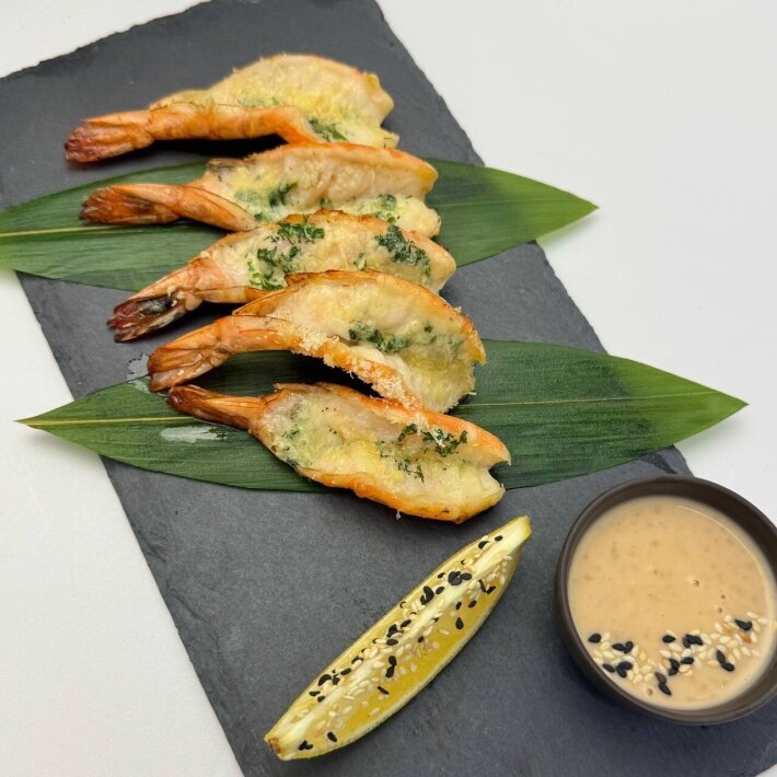 Жареные креветки