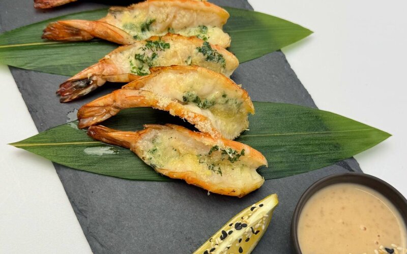 Жареные креветки