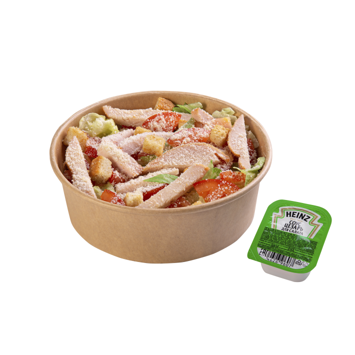 Салат Цезарь с курицей