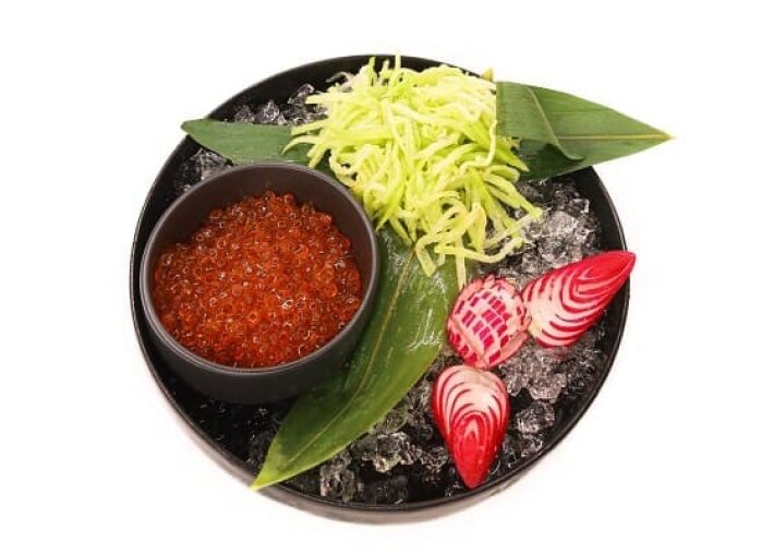 Сашими икра лосося