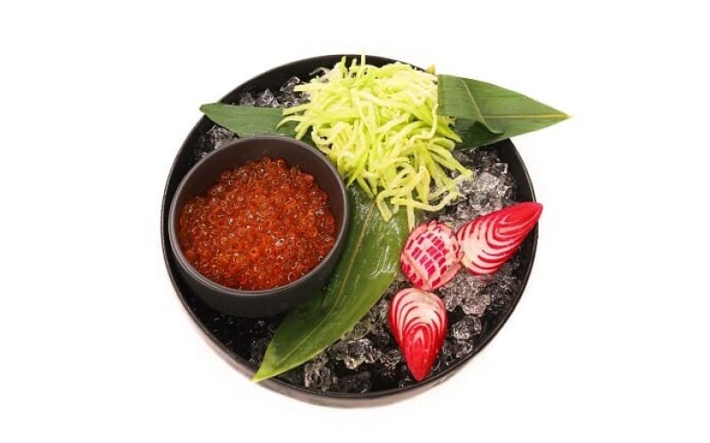 Сашими икра лосося