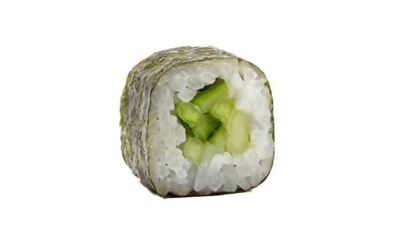 Мини ролл с огурцом