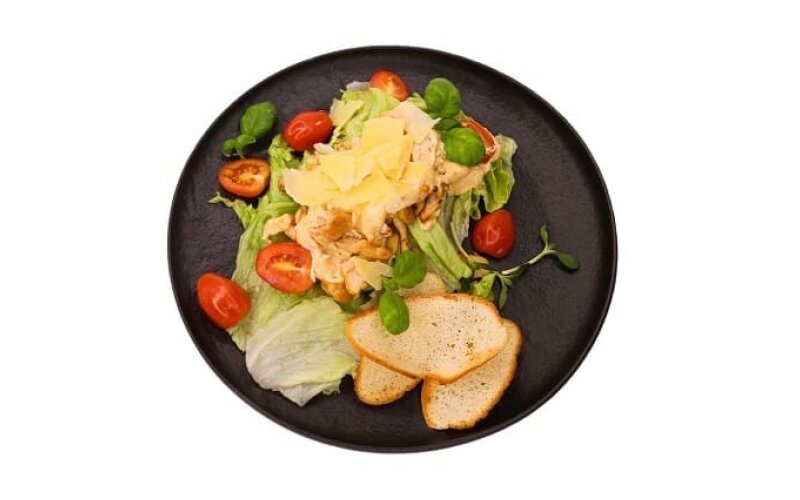 Салат «Цезарь» с курицей