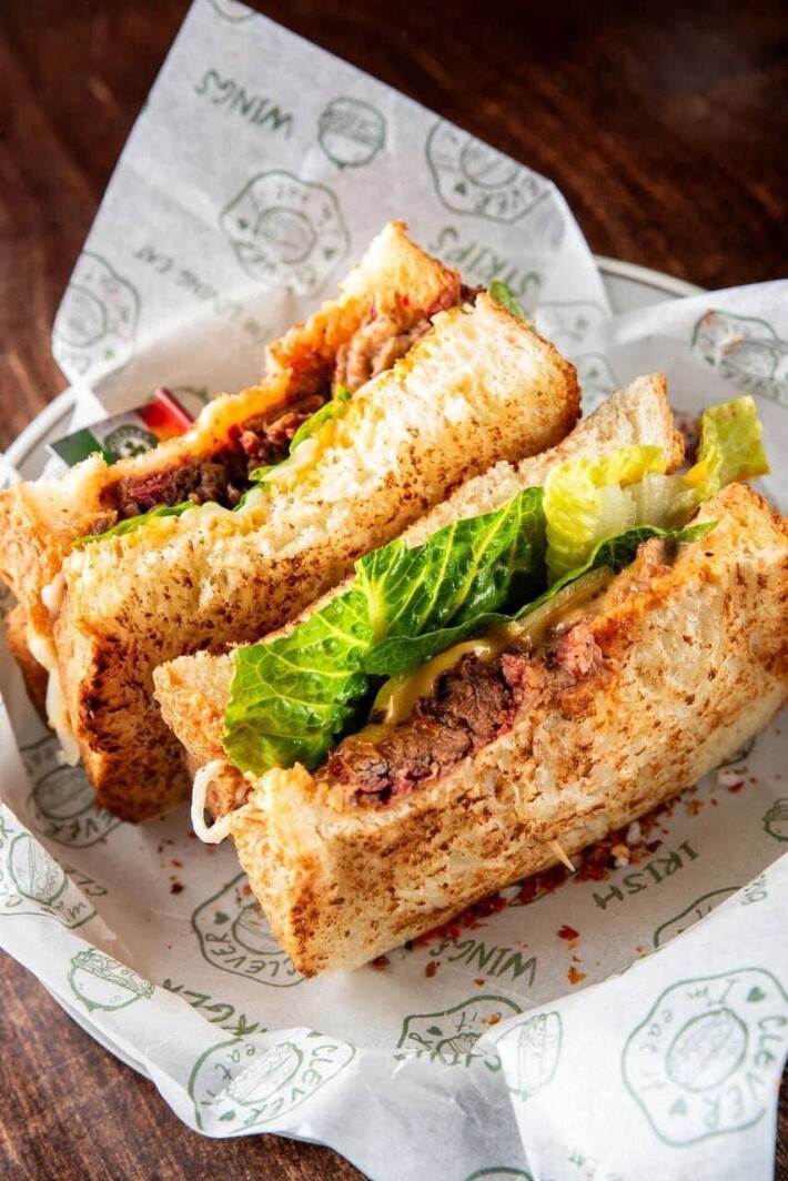 Сэндвич «Smoked pulled beef»