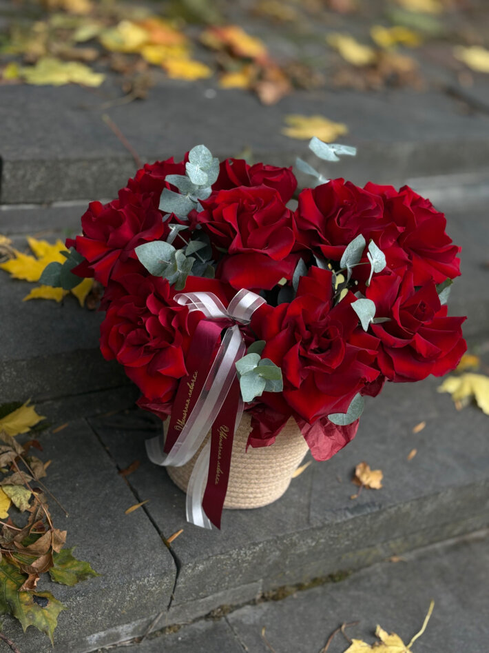 Композиция с французскими розами