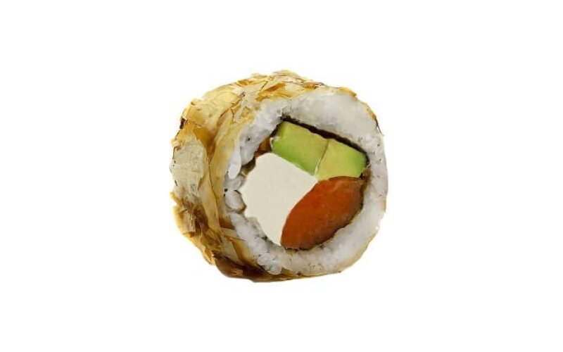 Бонито с копчёным лососем