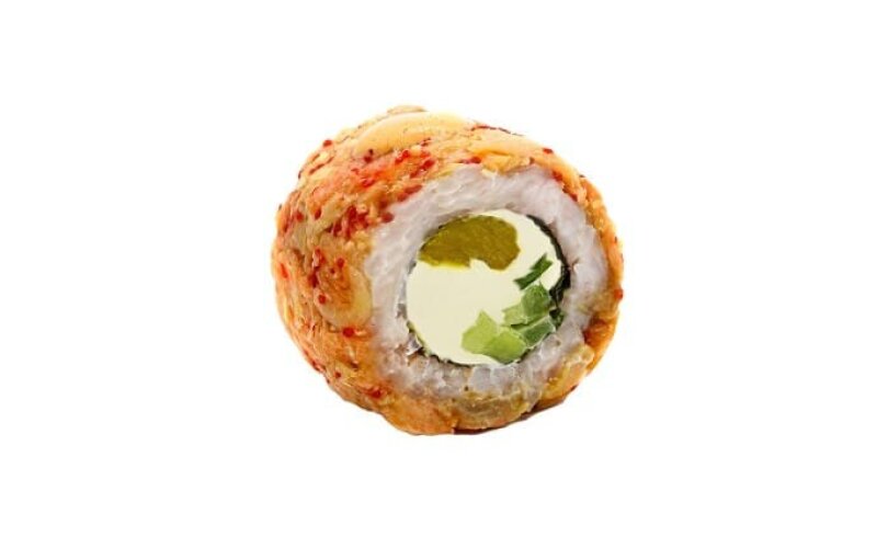 Ролл с жареным лососем в соусе Терияки