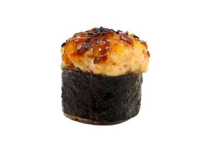 Запечённый ролл с лососем