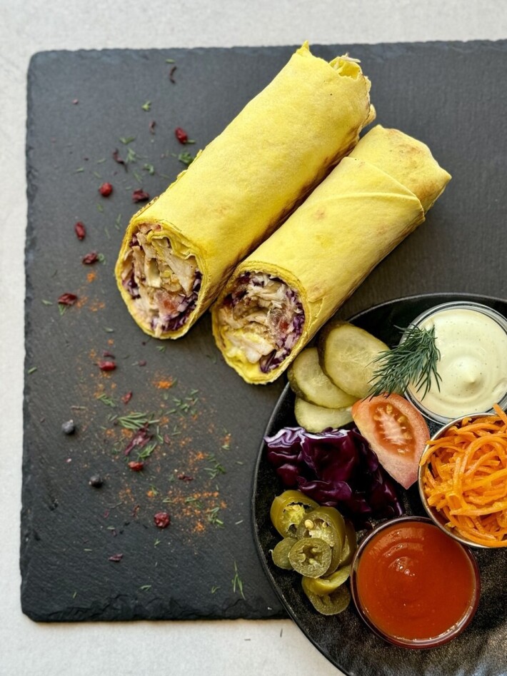 Шаурма «Острая» с курицей