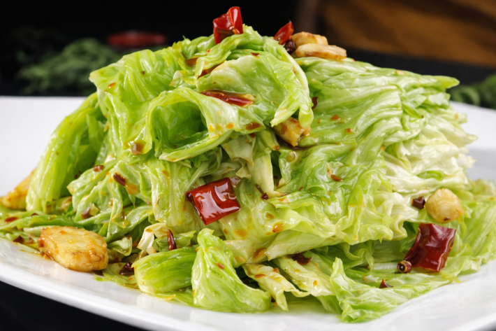 Острый салат из капусты