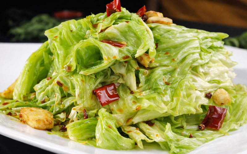 Острый салат из капусты