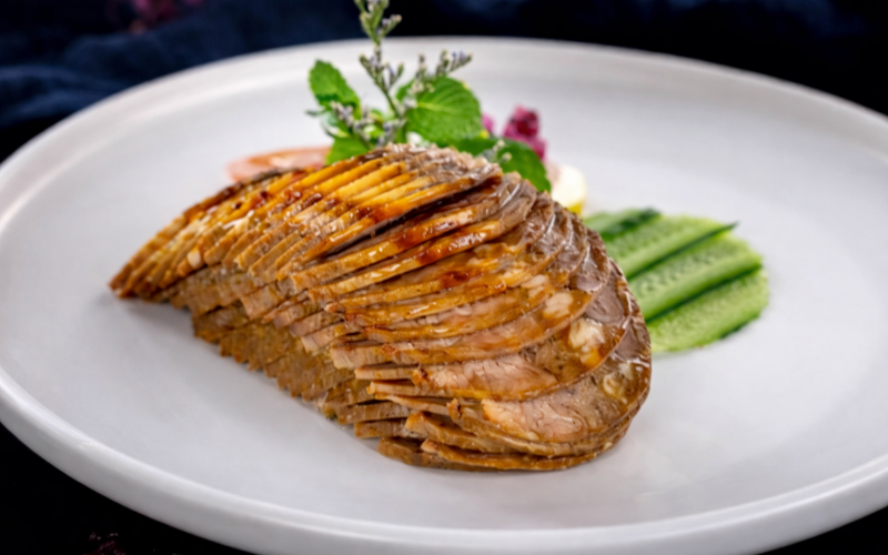 Тушеная говядина в соевом соусе