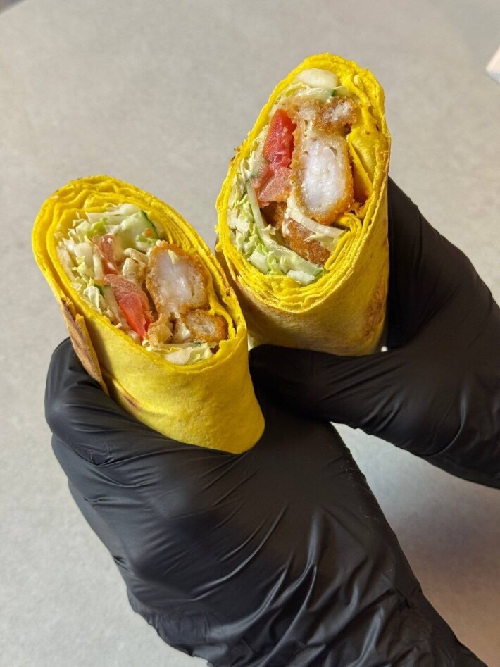 Шаурма с креветкой