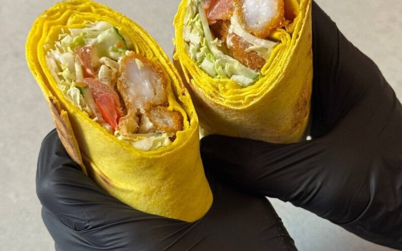 Шаурма с креветкой