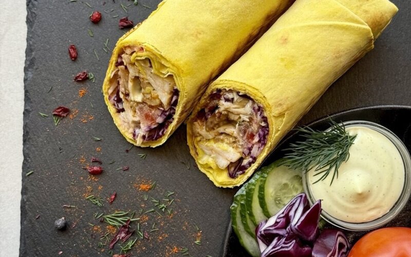 Шаурма «Терияки» с курицей