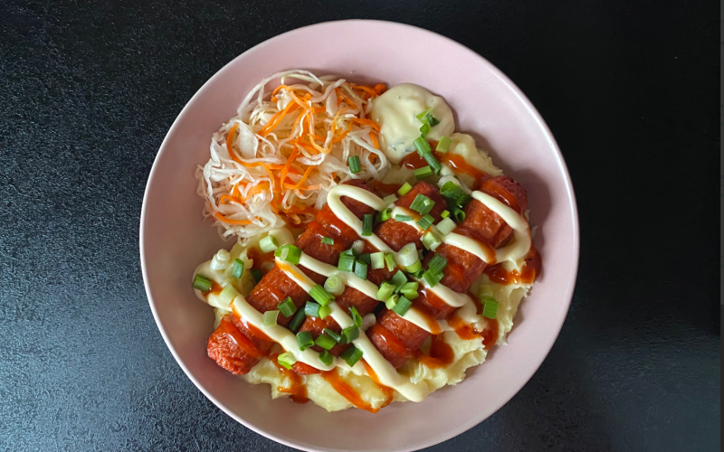 Сосиски с гарниром