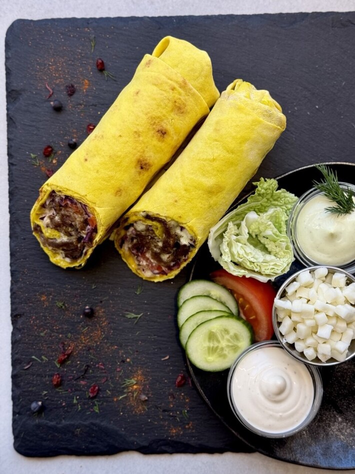 Шаурма «Цезарь» с говядиной