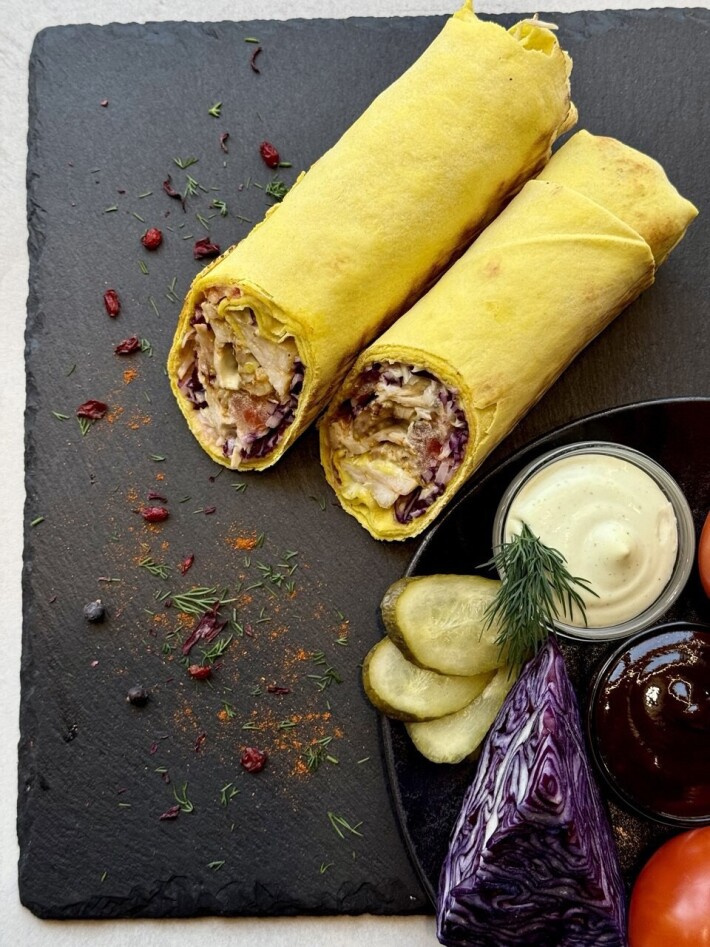 Шаурма «Барбекю» с курицей