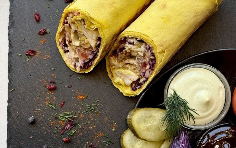 Шаурма «Барбекю» с курицей
