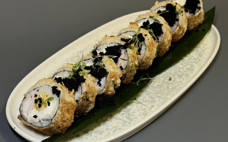 Темпура с креветкой и бэйби кукурузой