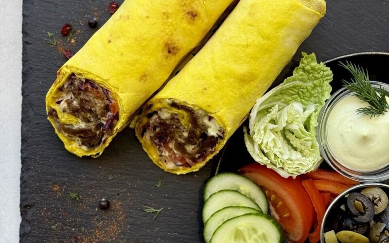 Шаурма «Греческая» с говядиной