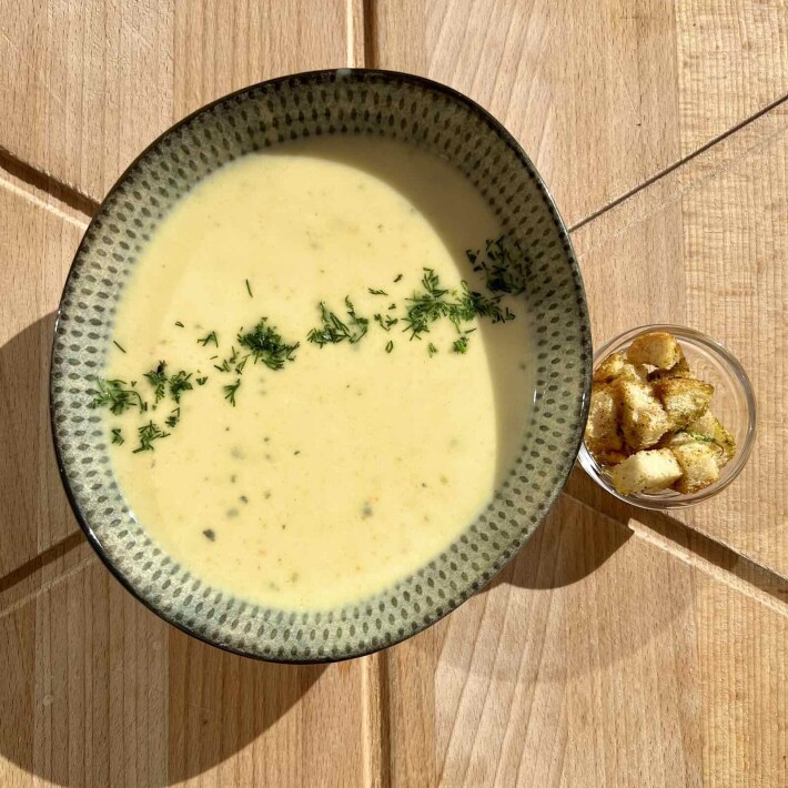 Суп-пюре из цукини