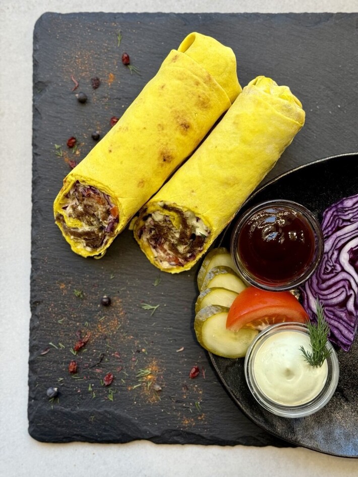 Шаурма «Барбекю» с говядиной