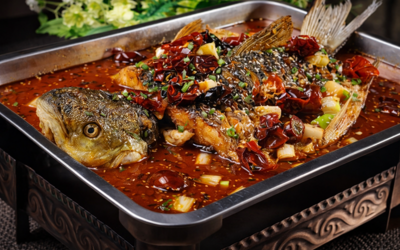 Чунцинская ваньчжоуская жареная рыба