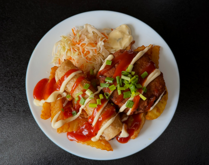 Нем и чаран с гарниром