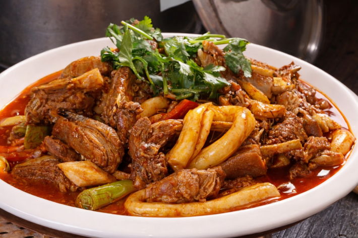 Тушёная баранина