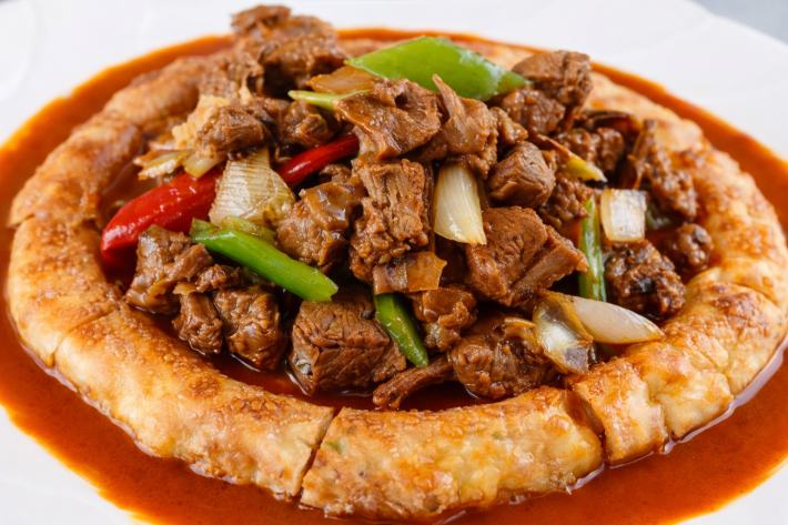 Баранина в лепёшке