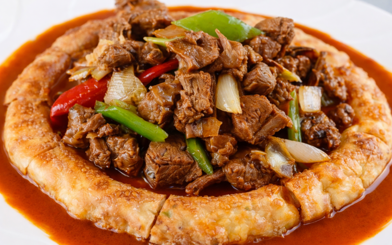 Баранина в лепёшке