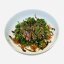 Стейк-салат с рукколой и томатами