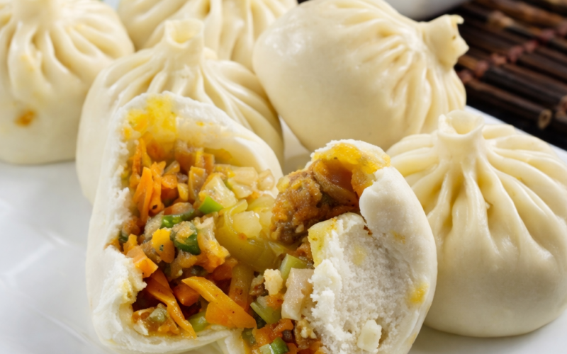 Баоцзы с овощами