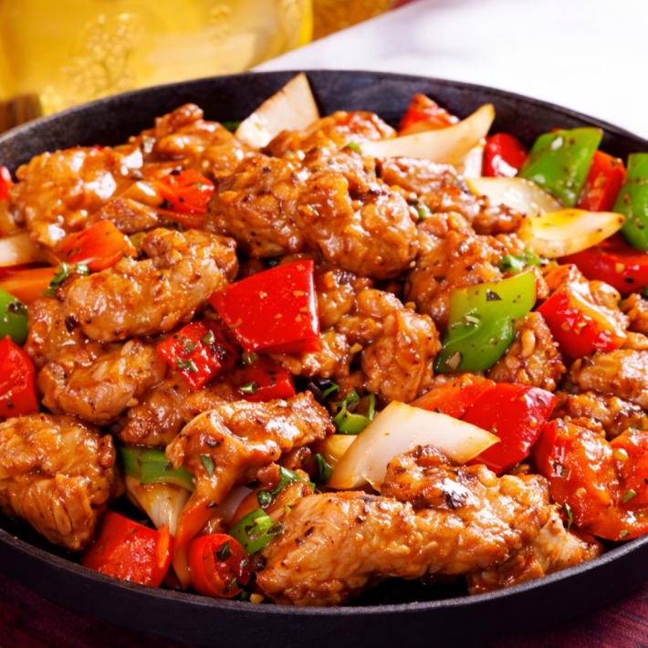 Курица на тебане