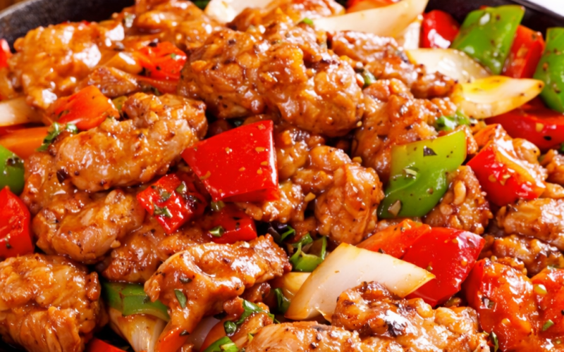 Курица на тебане