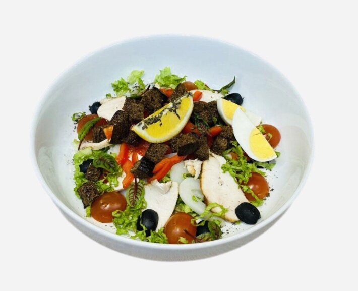 Салат Тиффани с кальмарами