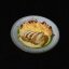 Куриное филе под сырным скремблом и картофельным пюре