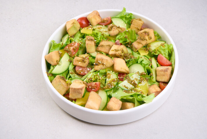 Салат с баклажаном