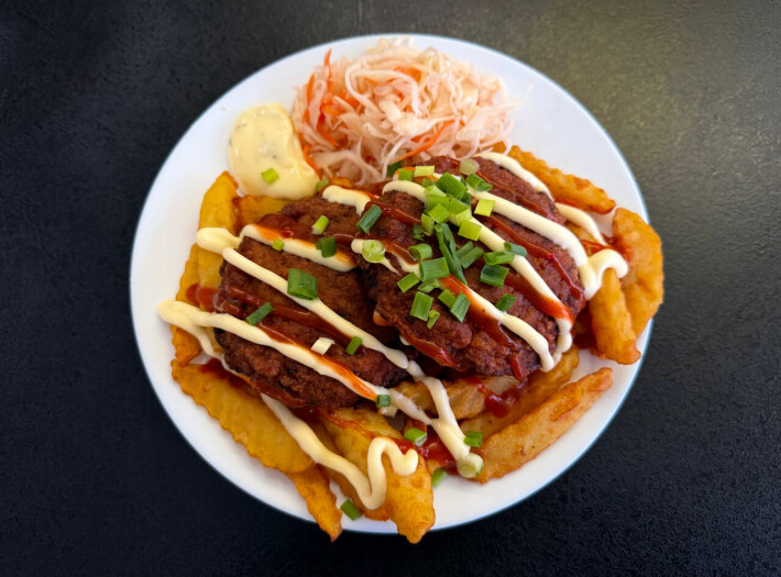 Чаран с гарниром