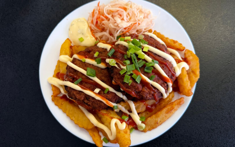 Чаран с гарниром