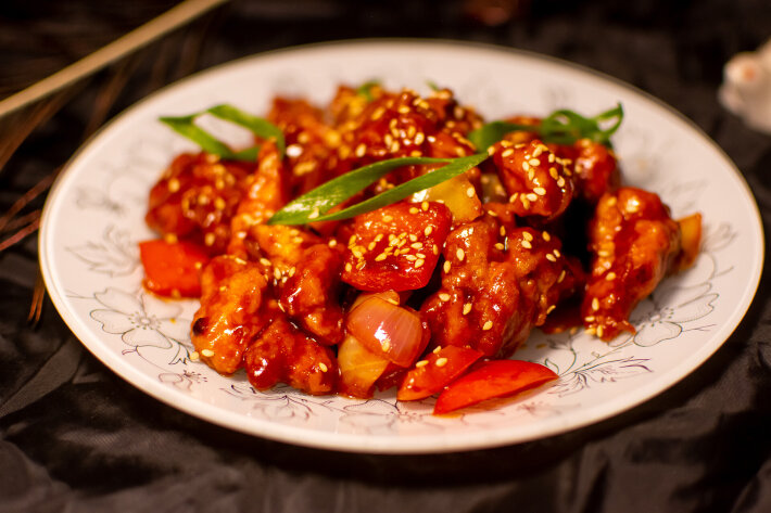 Honey devil chicken mild