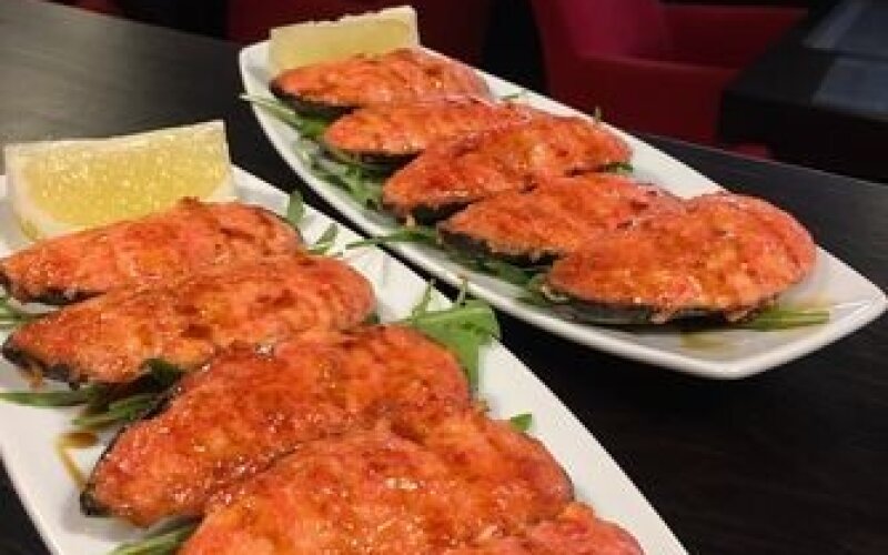 Мидии запечённые под сырной шапкой